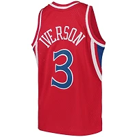 Youth Mitchell  Ness Allen Iverson Philadelphia 76ers 1996 97 Hardwood Classics Swingman Throwback Jersey