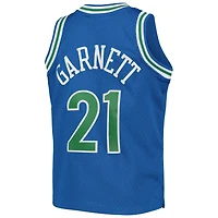 Youth Mitchell  Ness Kevin Garnett Minnesota Timberwolves 1995-96 Hardwood Classics Swingman Jersey