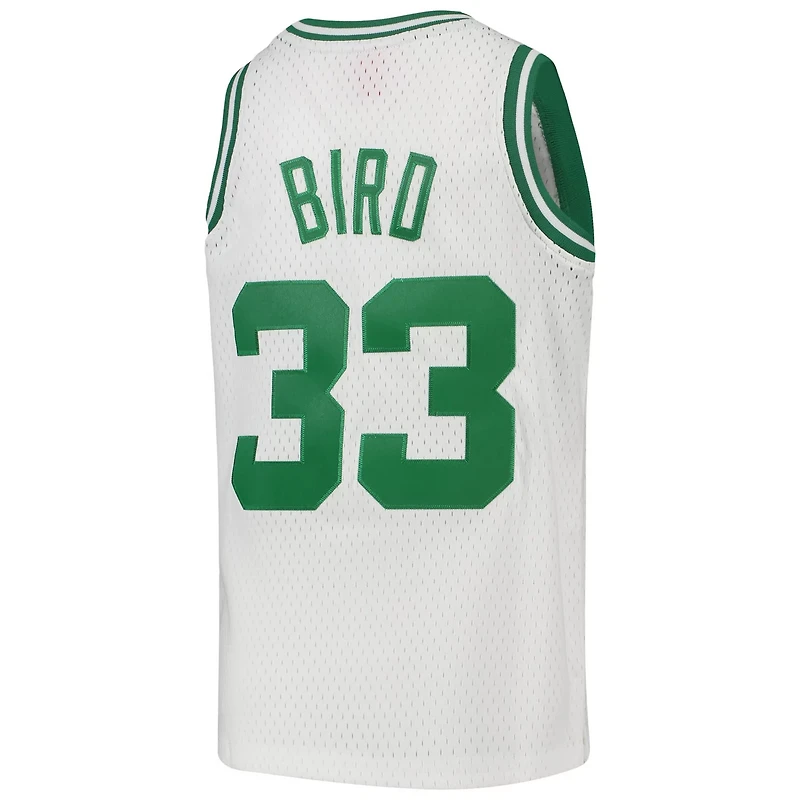 Youth Mitchell Ness Larry Bird Boston Celtics 1985-86 Hardwood Classics Swingman Throwback Jersey