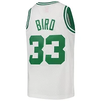 Youth Mitchell  Ness Larry Bird Boston Celtics 1985-86 Hardwood Classics Swingman Throwback Jersey