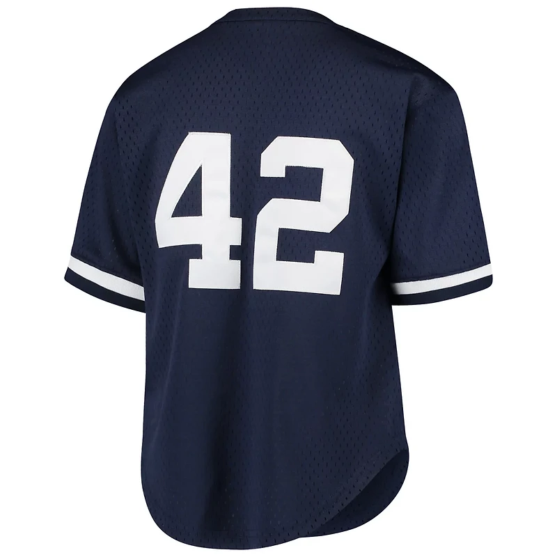 Youth Mitchell  Ness Mariano Rivera New York Yankees Cooperstown Collection Mesh Batting Practice Jersey