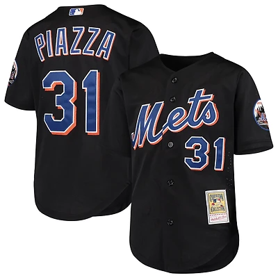 Youth Mitchell  Ness Mike Piazza New York Mets Cooperstown Collection Mesh Batting Practice Jersey