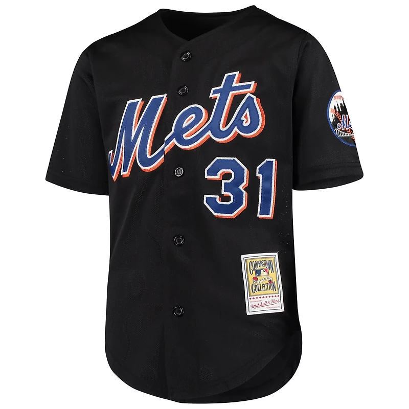 Youth Mitchell  Ness Mike Piazza New York Mets Cooperstown Collection Mesh Batting Practice Jersey