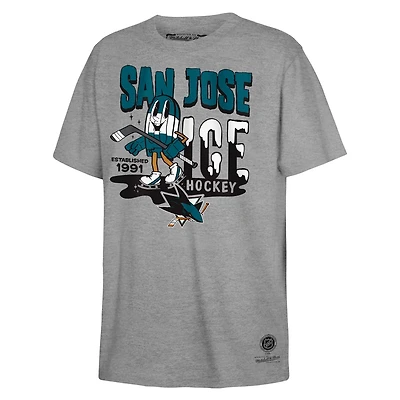 Youth Mitchell  Ness San Jose Sharks Popsicle T-Shirt