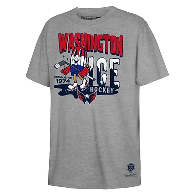 Youth Mitchell Ness Washington Capitals Ice T-Shirt