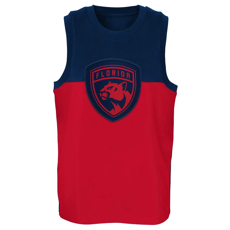 Youth Navy Florida Panthers Revitalize Tank Top