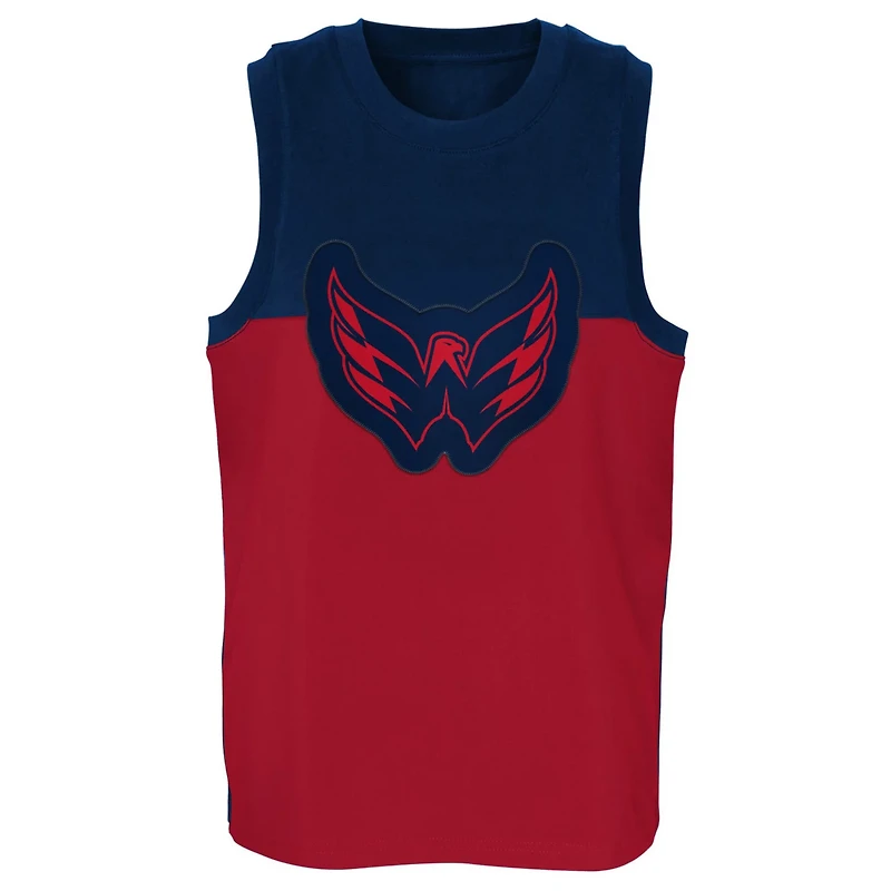 Youth Navy Washington Capitals Revitalize Tank Top