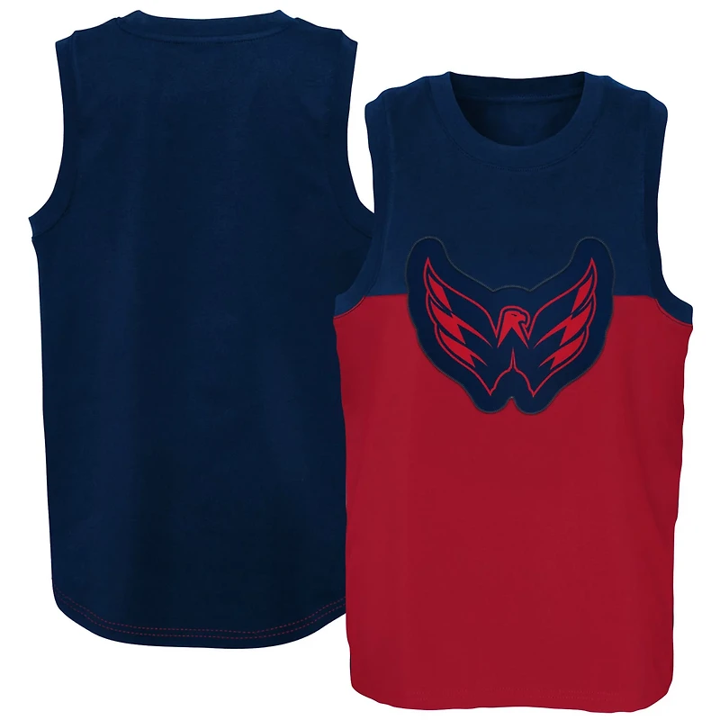Youth Navy Washington Capitals Revitalize Tank Top