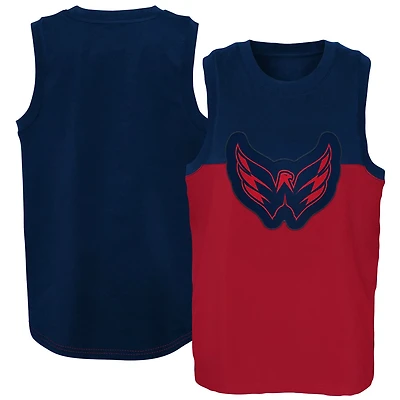 Youth Navy Washington Capitals Revitalize Tank Top