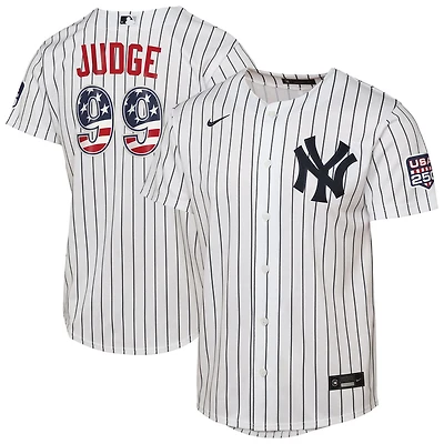 Youth Nike Aaron Judge New York Yankees USA 250 Fourth of July Home Replica Jersey