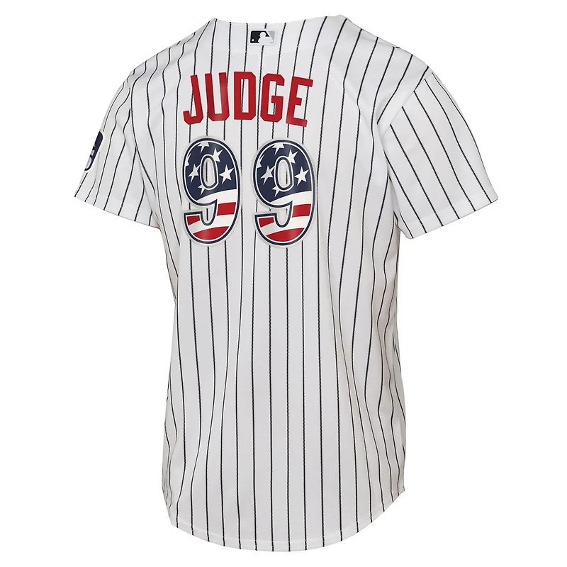 Youth Nike Aaron Judge New York Yankees USA 250 Fourth of July Home Replica Jersey