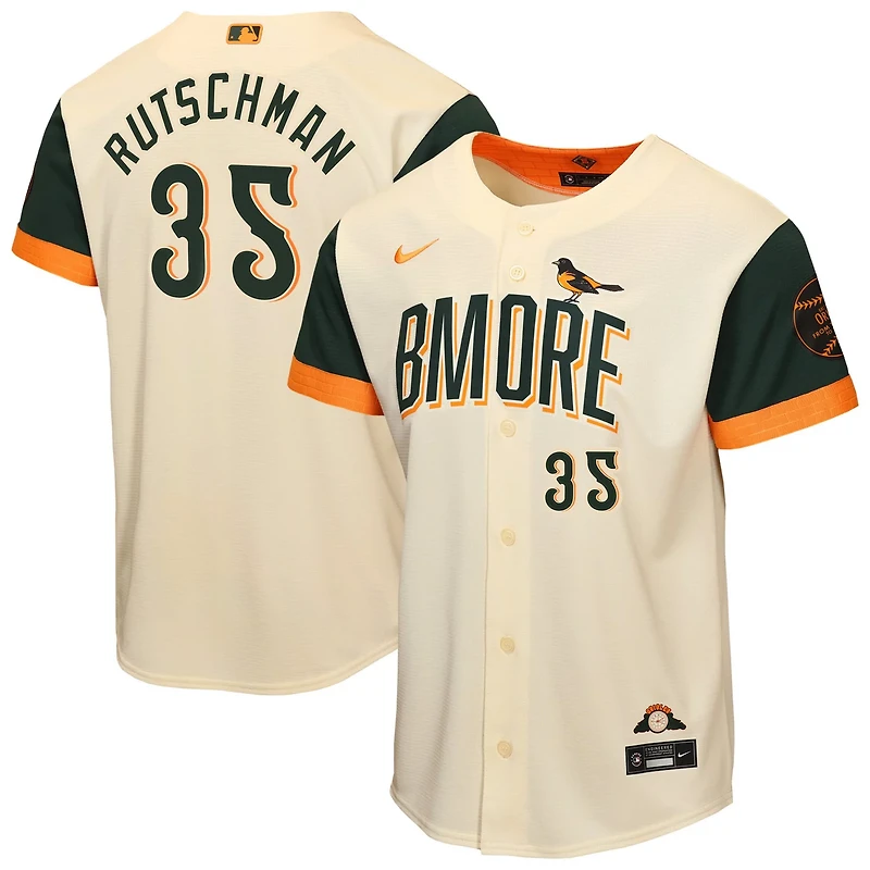 Youth Nike Adley Rutschman Baltimore Orioles 2026 City Connect Stadium Jersey