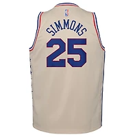 Youth Nike Ben Simmons Philadelphia 76ers 2020 21 Swingman Player Jersey - Earned Edition