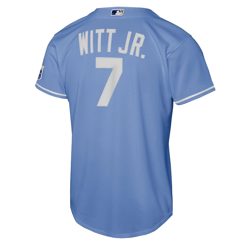 Youth Nike Bobby Witt Jr Light Kansas City Royals Alternate Stadium Jersey