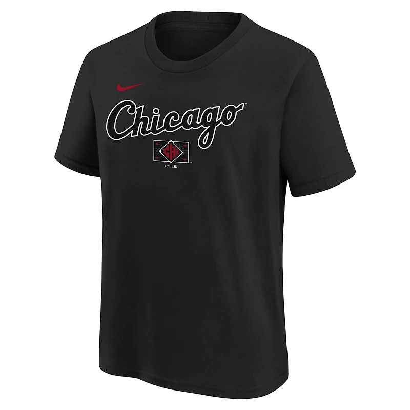 Youth Nike Chicago White Sox 2025 City Connect Wordmark T-Shirt