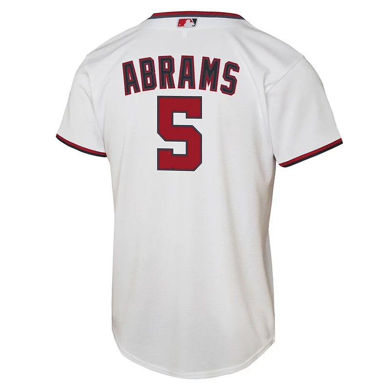 Youth Nike CJ Abrams Washington Nationals Home Replica Player Jersey