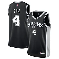 Youth Nike De'Aaron Fox San Antonio Spurs Swingman Jersey - Icon Edition