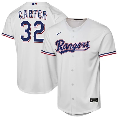 Youth Nike Evan Carter Texas Rangers Home Replica Player Jersey