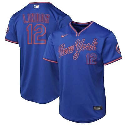 Youth Nike Francisco Lindor New York Mets Alternate Limited Player Jersey