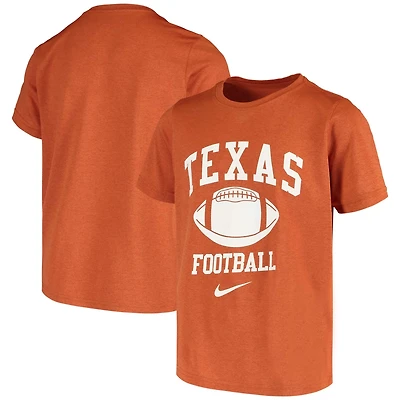 Youth Nike Heathered Texas Texas Longhorns Retro Lockup Legend Performance T-Shirt