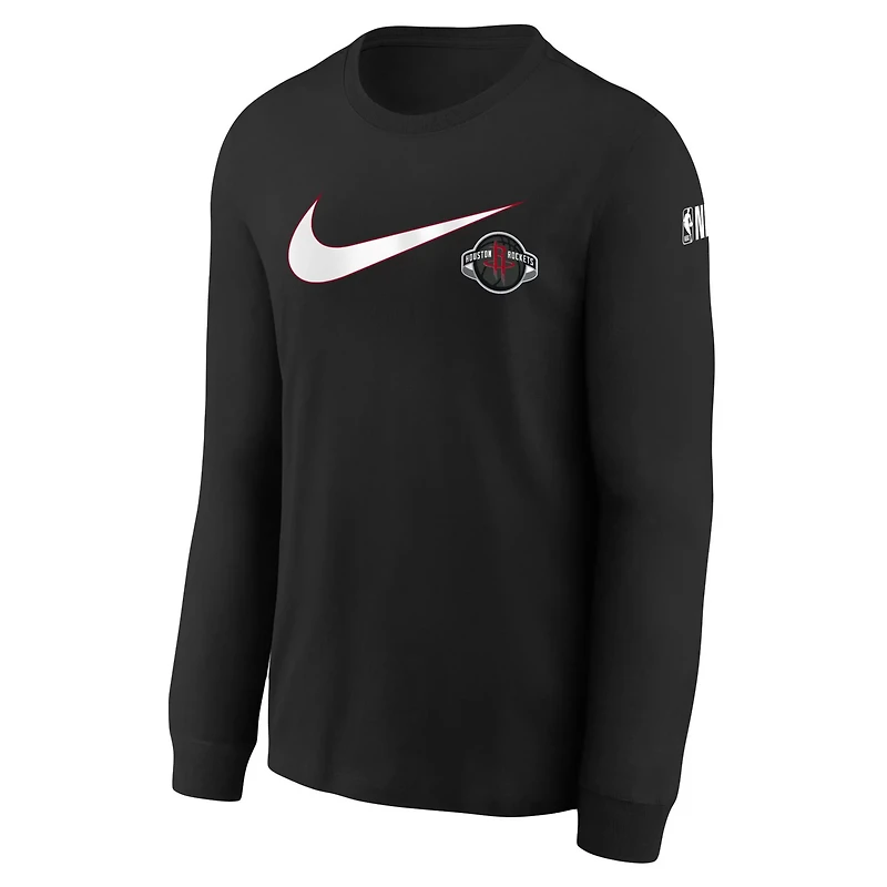 Youth Nike Houston Rockets Swoosh Long Sleeve T-Shirt