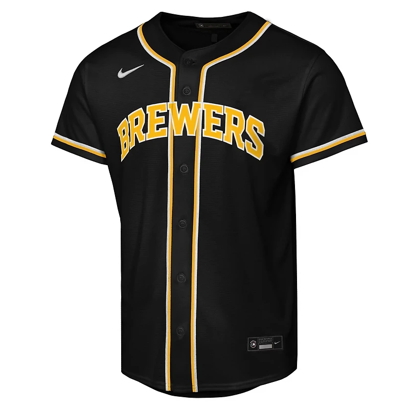 Youth Nike Jackson Chourio Milwaukee Brewers Fashion Replica Player Jersey