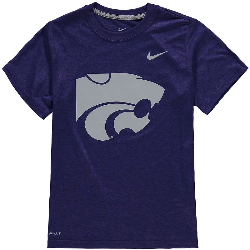 Youth Nike Kansas State Wildcats Logo Legend Performance T-Shirt