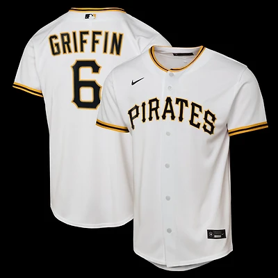 Youth Nike Konnor Griffin Pittsburgh Pirates Home Replica Jersey