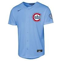 Youth Nike Light Chicago Cubs Alternate 2 Stadium Jersey