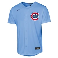 Youth Nike Light Chicago Cubs Alternate Replica Jersey