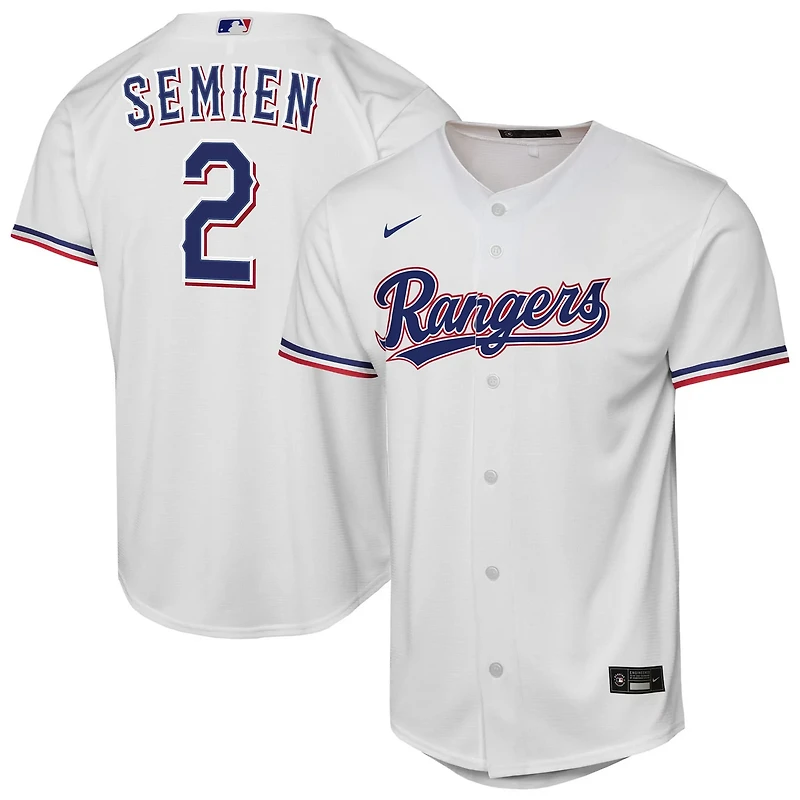 Youth Nike Marcus Semien Texas Rangers Home Replica Player Jersey