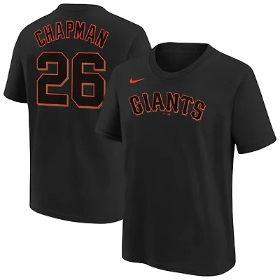 Youth Nike Matt Chapman San Francisco Giants Player Name Number T-Shirt