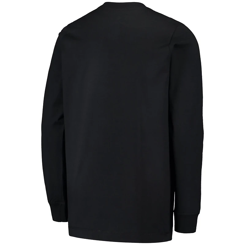 Youth Nike Michigan State Spartans Arch  Logo 2-Hit Long Sleeve T-Shirt