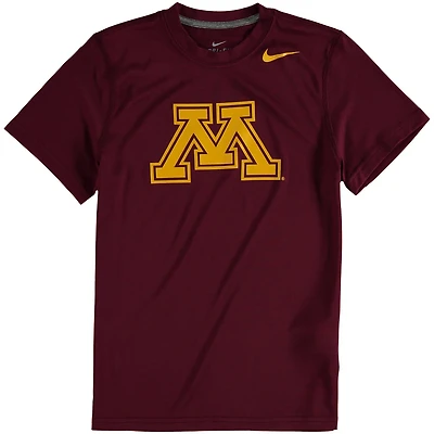 Youth Nike Minnesota Golden Gophers Logo Legend Performance T-Shirt