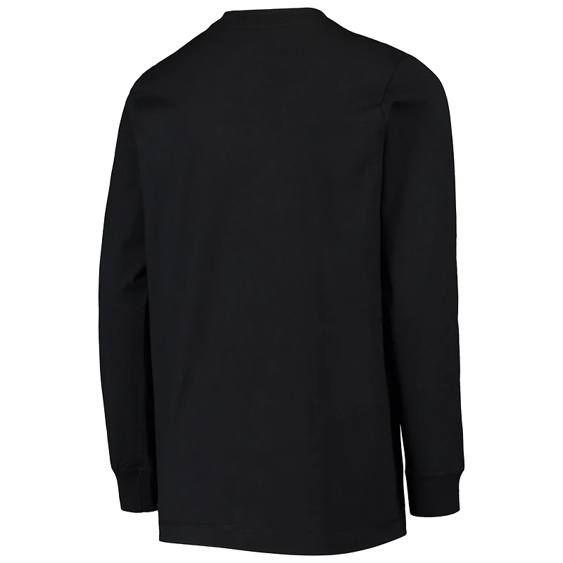 Youth Nike Ohio State Buckeyes Arch Logo 2-Hit Long Sleeve T-Shirt