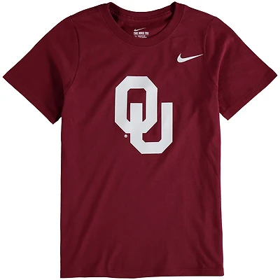 Youth Nike Oklahoma Sooners Cotton Logo T-Shirt
