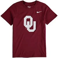 Youth Nike Oklahoma Sooners Cotton Logo T-Shirt