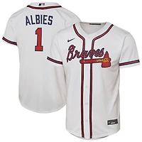 Youth Nike Ozzie Albies Atlanta Braves Home Replica Player Jersey