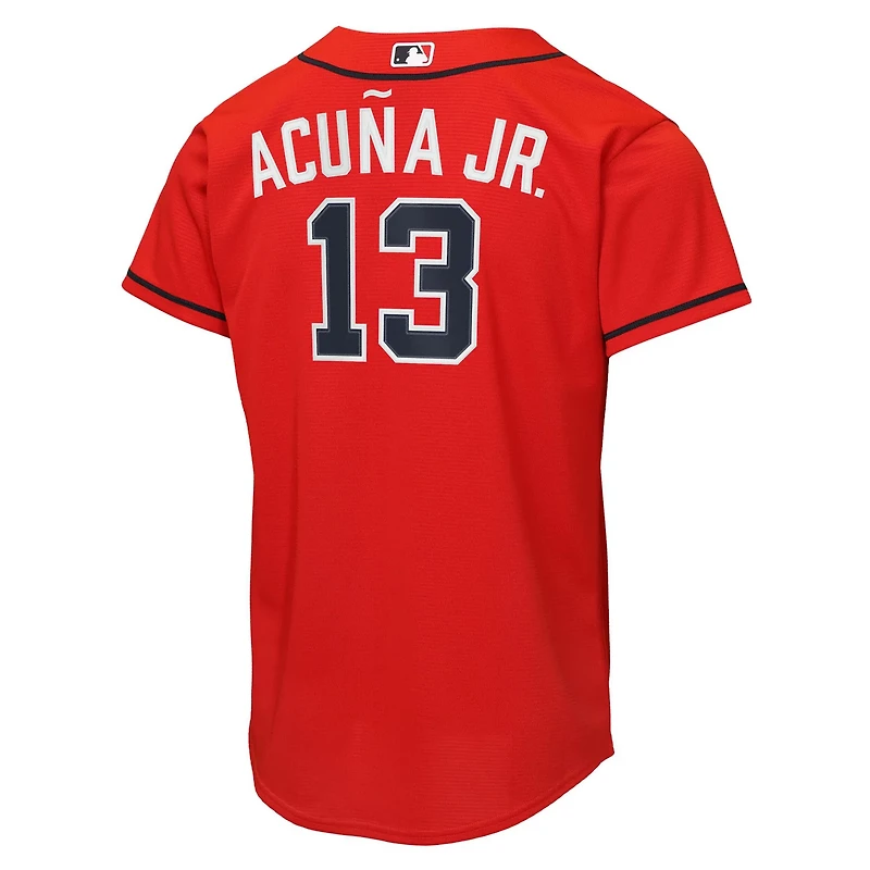 Youth Nike Ronald Acua Jr Atlanta Braves Alternate 2 Replica Jersey