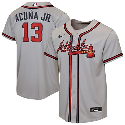 Youth Nike Ronald Acua Jr Atlanta Braves Road Replica Jersey