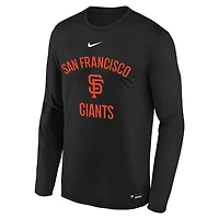 Youth Nike San Francisco Giants Authentic Collection Legend Performance Long Sleeve T-Shirt