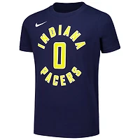 Youth Nike Tyrese Haliburton Indiana Pacers Icon Edition Name  Number T-Shirt