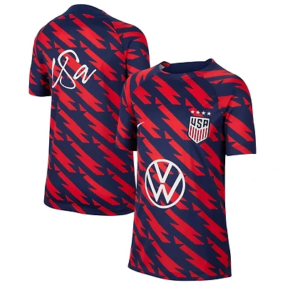 Youth Nike USWNT 2023 24 Academy Pro Performance Pre-Match Top
