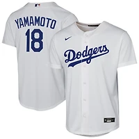 Youth Nike Yoshinobu Yamamoto Los Angeles Dodgers Home Replica Player Jersey