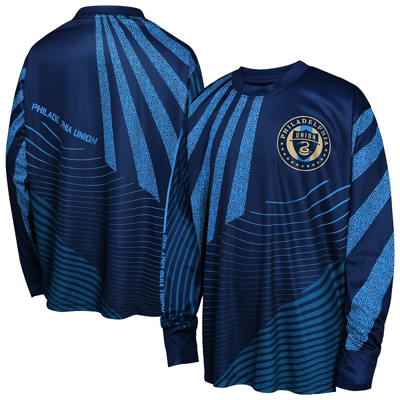 Youth Outerstuff Philadelphia Union Nifty Netminder Long Sleeve T-Shirt