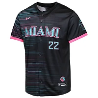 Youth Sandy Alcantara Miami Marlins 2025 City Connect Limited Player Jersey