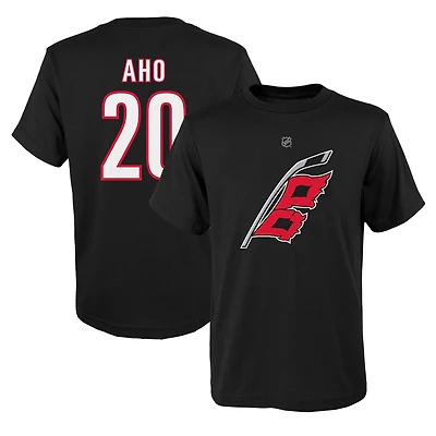 Youth Sebastian Aho Carolina Hurricanes Player Name Number T-Shirt