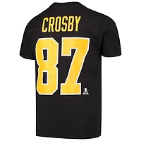 Youth Sidney Crosby Pittsburgh Penguins Player Name  Number T-Shirt