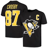 Youth Sidney Crosby Pittsburgh Penguins Player Name  Number T-Shirt