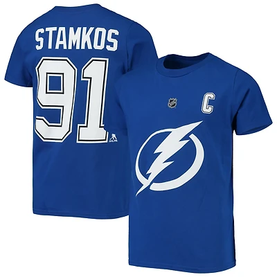 Youth Steven Stamkos Tampa Bay Lightning Player Name  Number T-Shirt